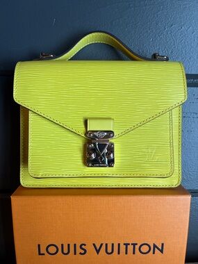 Louis Vuitton Epi Monceau BB Yellow!